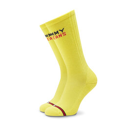 

Набір з 2 пар високих шкарпеток unisex Tommy Jeans 701218957 Coral/Yellow 006, Кольоровий