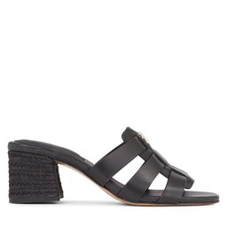 

Шльопанці Tommy Hilfiger Block Mid Heel Leather Sandal FW0FW08049 Black BDS, Чорний