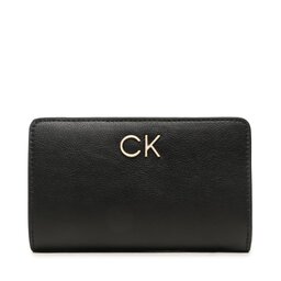 Calvin Klein Stor damplånbok Calvin Klein Re-Lock Bifold French Wallet Pbl K60K610962 BAX