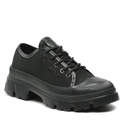 KARL LAGERFELD Félcipő KARL LAGERFELD KL25211 Black Canvas Mono