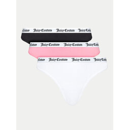 Juicy Couture Juicy Couture Набір з 3 пар стрінгів Diana JCLTH224571 Кольоровий