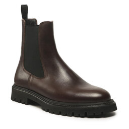 Les Deux Boots Les Deux Tatum Leather Chelsea Boot LDM820024 Brown 820820