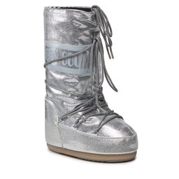 Moon Boot Schneeschuhe Moon Boot Glitter 14028500002 S Silver 002