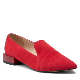 Sagan Loafers Sagan 4721 Czerwony Welur