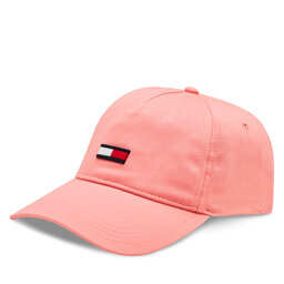 Tommy Jeans Czapka z daszkiem Tommy Jeans Tjw Elongated Flag Cap AW0AW15842 Różowy
