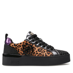 

Снікерcи Liu Jo Silvia 32 BF1077 PX184 Black/Leopard S1068, Коричневий