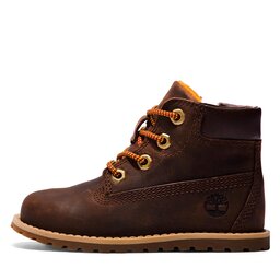 

Черевики Timberland Pokey Pine 6In Boot With TB0A2NC39311 Dk Brown Full Grain, Коричневий