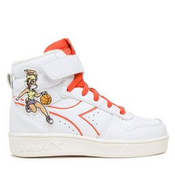 

Снікерcи Diadora Magic Basket Mid Lola Ps 501.178933 01 C6287 White/Coral, Білий