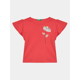 United Colors Of Benetton United Colors Of Benetton Majica 3096G10DY Rdeča Regular Fit