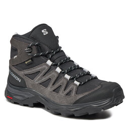 Salomon Trekking Salomon X Ward Leather Mid GORE-TEX L47181900 Ebony/Phantom/Black