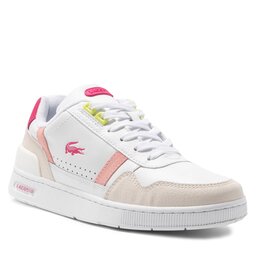 Lacoste Сникърси Lacoste T-Clip 746SFA0093 Wht/Pnk B53