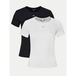 Tommy Jeans Tommy Jeans 2er-Set T-Shirts DW0DW21430 Bunt Slim Fit