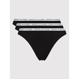 Tommy Hilfiger Tommy Hilfiger Set 3 parov spodnjih hlačk UW0UW02828 Črna