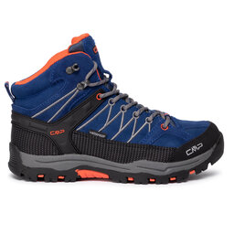 

Трекінгові черевики CMP Kids Rigel Mid Trekking Shoes Wp 3Q12944J Marine/Tango 05MD, Голубий