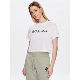 Columbia Columbia Футболка North Casades 1930051 Білий Cropped Fit
