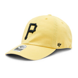 47 Brand Cap 47 Brand MLB Pittsburgh Pirates Double Under '47 CLEAN UP BAS-DBLUN920GWS-MZ06 Maize