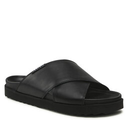 Inuikii Papucs Inuikii Crossed Leather 50105-220 Nero