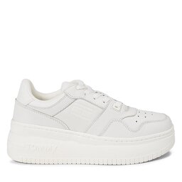 

Снікерcи Tommy Jeans Tjw Retro Basket Flatform Charm EN0EN02245 Ecru YBL, Білий