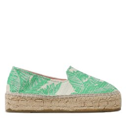 Manebi Espadryle Manebi Cotton Jaquard Double Sole Espadrilles G 4.8 D0 Zielony
