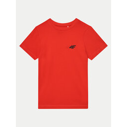 4F 4F Póló 4FJWMM00TTSHM1626 Piros Regular Fit