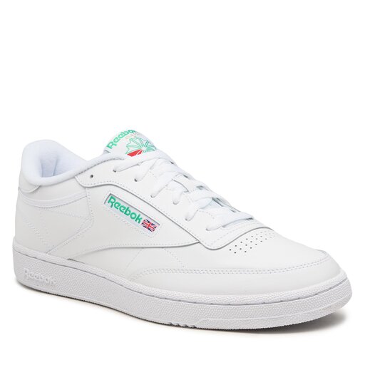 Reebok white green deals