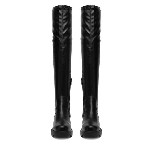 Kozaki DeeZee HX24029-1 Czarny | eobuwie.com.pl