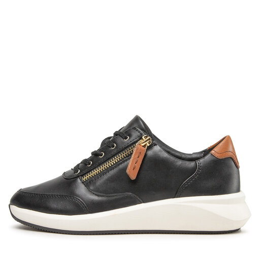 Снікерcи Clarks Un Rio Zip 261680184 Чорний | evzuttya.com.ua