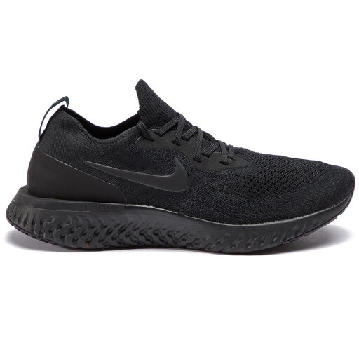 Nike epic react flyknit all black top
