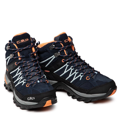 Trekkingschuhe CMP Rigel Mid Wmn Trekking Shoes Wp 3Q12946 B. Blue/Giada/Peach  92AD