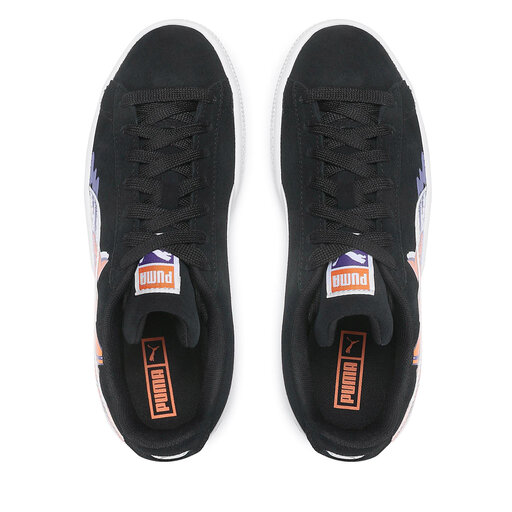Puma black online orange shoes