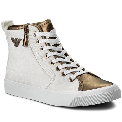 Sneakers Emporio Armani X3Z017 XL219 A031 Gold White Gold eschuhe