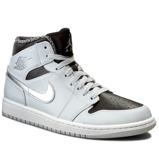 Air jordan 1 argent sale