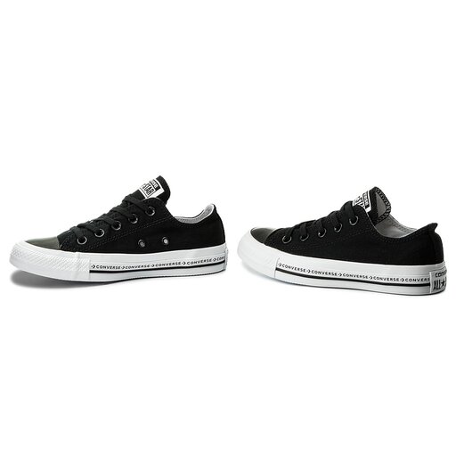 Sneakers Converse Ctas Ox 159587C Black Black White chaussures