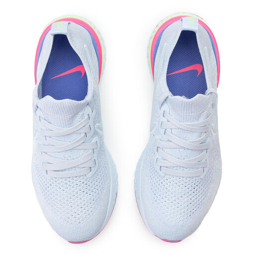 Nike epic react shop flyknit hydrogen blue