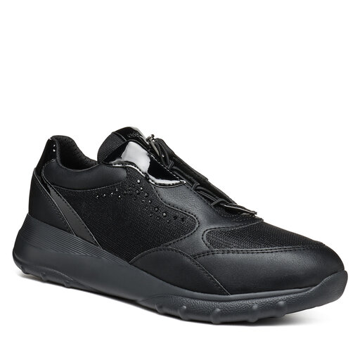 Sneakers Geox D Alleniee D46LPB 0M2BC C9999 Noir chaussures