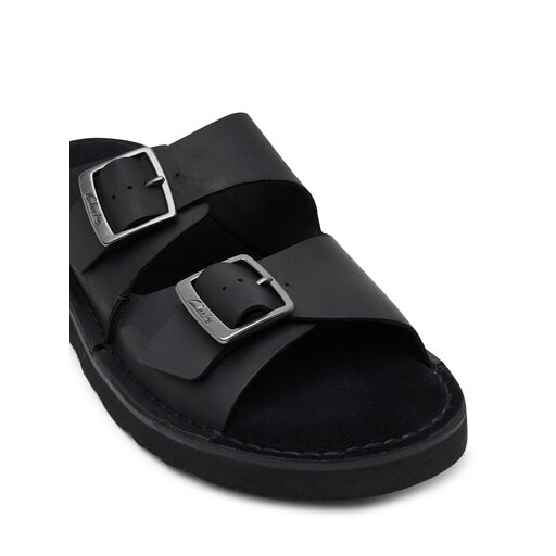 Chanclas Clarks Solsbury Strap 26180885 Negro | zapatos.es