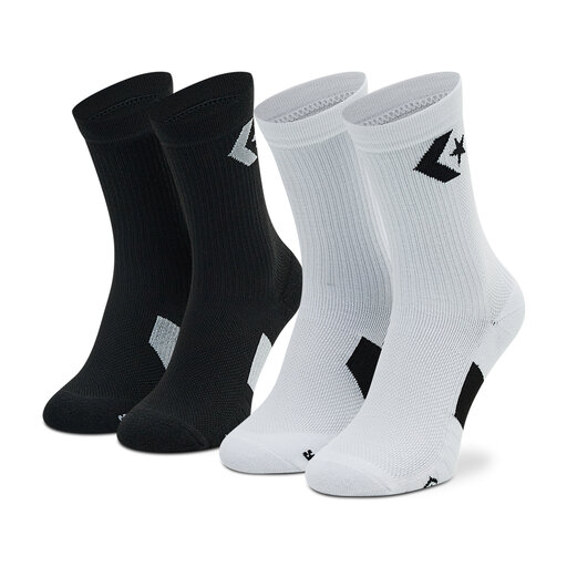 Lot de 2 paires de chaussettes hautes femme Converse E1095A Multicolore fr.eschuhe.ch