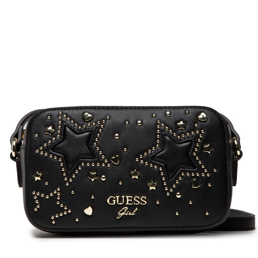 guess camera bag black