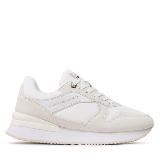 Sneakers Tommy Hilfiger Elevated Feminine Runner FW0FW06949 Bianco