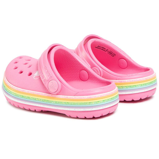 Crocband rainbow clog deals
