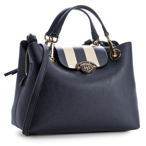 Kabelka Tommy Hilfiger Effortless Novelty Med Satchel Stripe