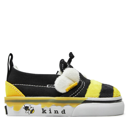 Sneakers aus Stoff Vans Slip On V Bee VN000CMQY231 Schwarz
