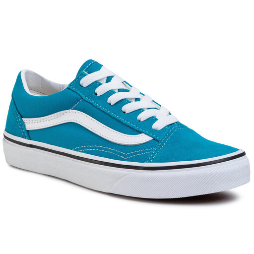 Vans old skool top enamel blue