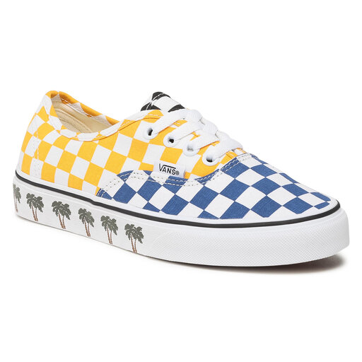 vans authentic checkerboard sidewall sneaker