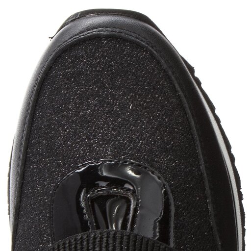 Sneakersy tommy hilfiger elastic retro runner fw0fw03336 black 990 hot sale
