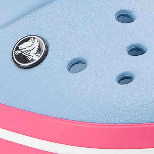 Crocs chambray blue paradise pink sales