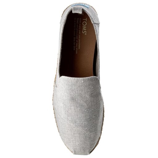 Espadrilles Toms Deconstructed Alpargata 10009838 Drizzle Grey