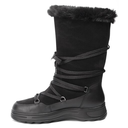 Bottes de neige Geox D Hosmos B Abx B D84AUB 02285 C9999 Noir chaussures