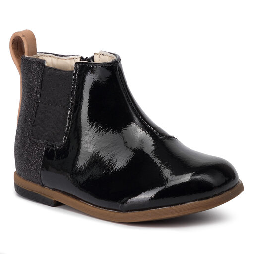 Boots Clarks Drew Fun T 261454176 Black Interest chaussures