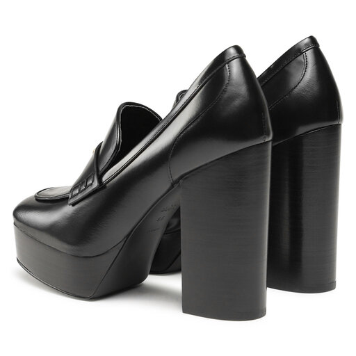 Półbuty Coach Ilyse Leather Loafer CN142 Czarny